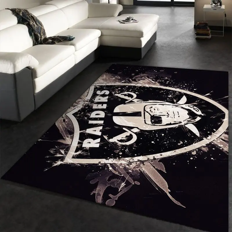 Las Vegas Raiders Nfl Area Rug