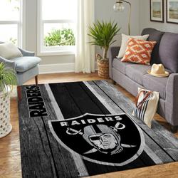 Las Vegas Raiders Nfl 41 Area Rug Living Room And Bed Room Rug Regtangle Carpet