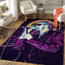 Layne Thomas Staley Artwork Music Synthwave 80S Art For Fans Area Rug Living Room Carpet Rug Regtangle Carpet Floor Decor Home Decor