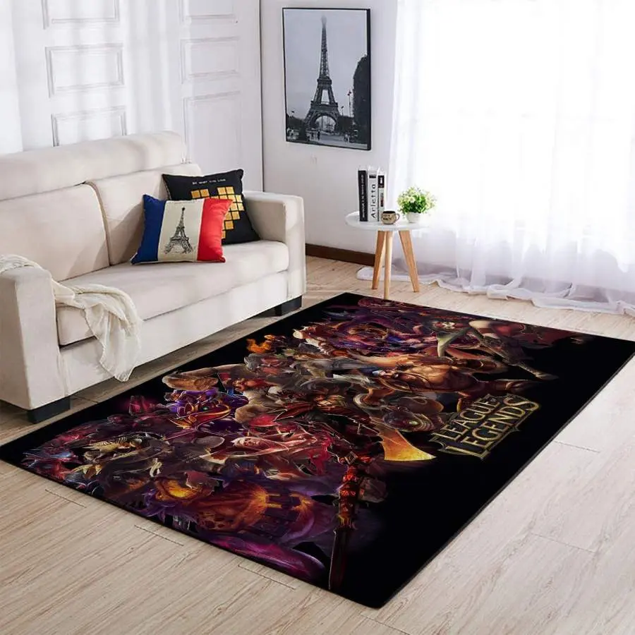 League Of Legends Characters Area Rug Living Room Rug Home Decor Gaming Gfd 19091608