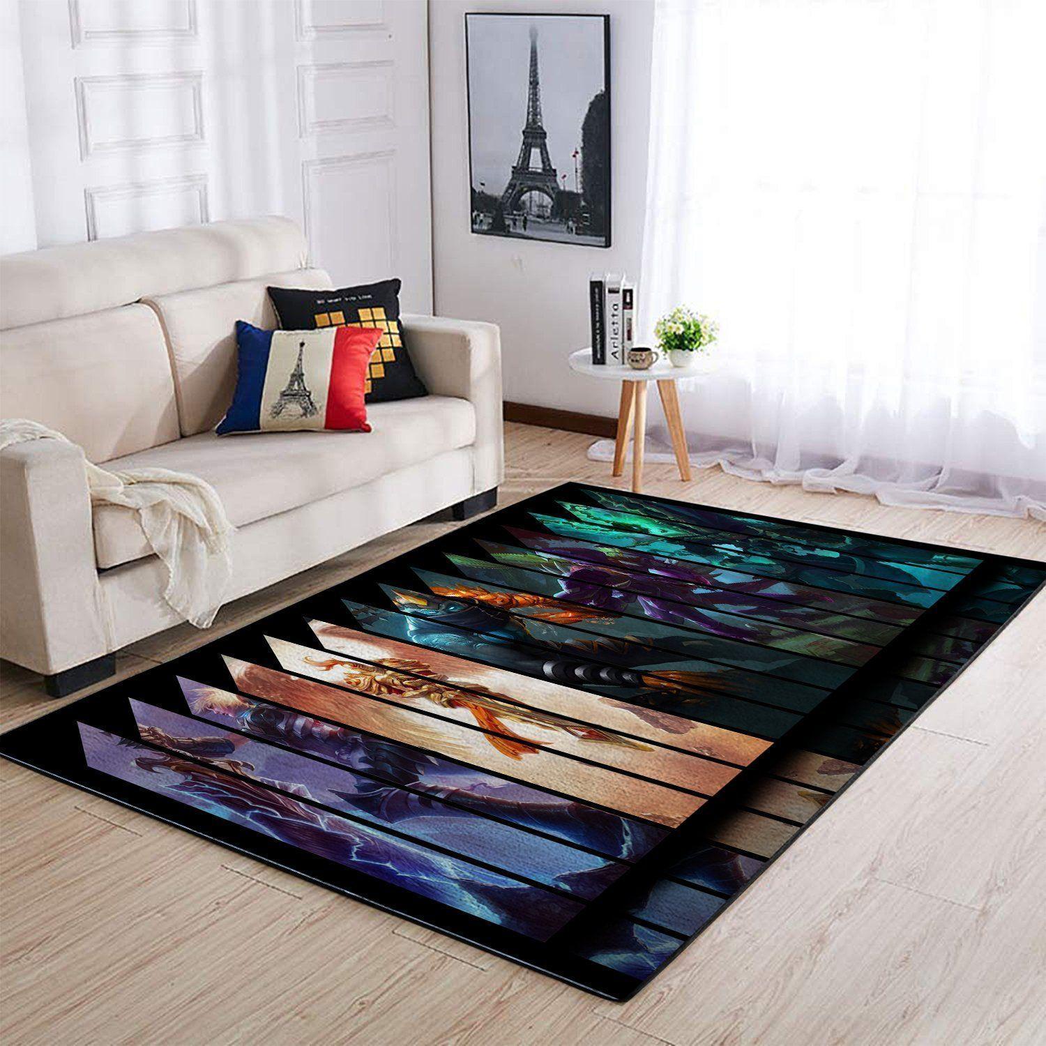 League Of Legends Lol Area Rug Gaming Carpet Gamer Living Room Rugs Rug Regtangle Carpet Floor Decor Home Decor V1419