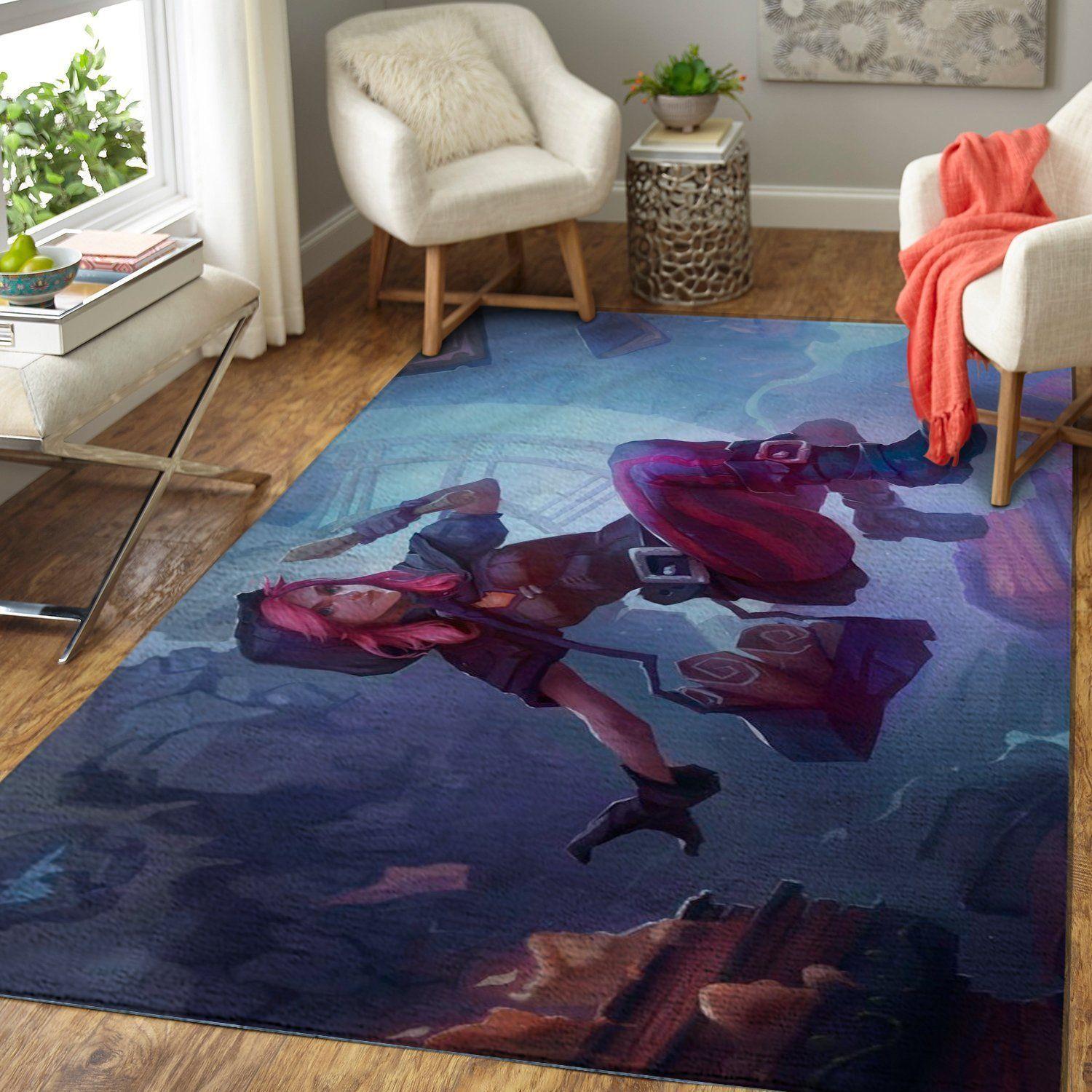 League Of Legends Lol Area Rugs Spellthief Lux Gaming Living Room Carpet Floor Home Decor Rug Regtangle Carpet Floor Decor Home Decor