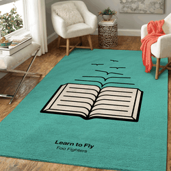 Learn To Fly Music Art For Fans Area Rug Living Room Carpet Rug Regtangle Carpet Floor Decor Home Decor