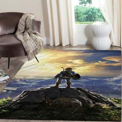 Legend Of Zelda Logo Gaming Area Rugs Living Room Carpet Fn161244 Rug Regtangle Carpet Floor Decor Home Decor