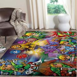 Legend Of Zelda Logo Gaming Area Rugs Living Room Carpet Fn181201 Rug Regtangle Carpet Floor Decor Home Decor