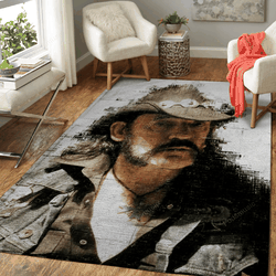 Lemmy Kilmister Music Art For Fans Area Rug Living Room Carpet Rug Regtangle Carpet Floor Decor Home Decor V8373