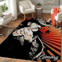 Lemmy Kilmister Music Art For Fans Area Rug Living Room Carpet Rug Regtangle Carpet Floor Decor Home Decor V8374