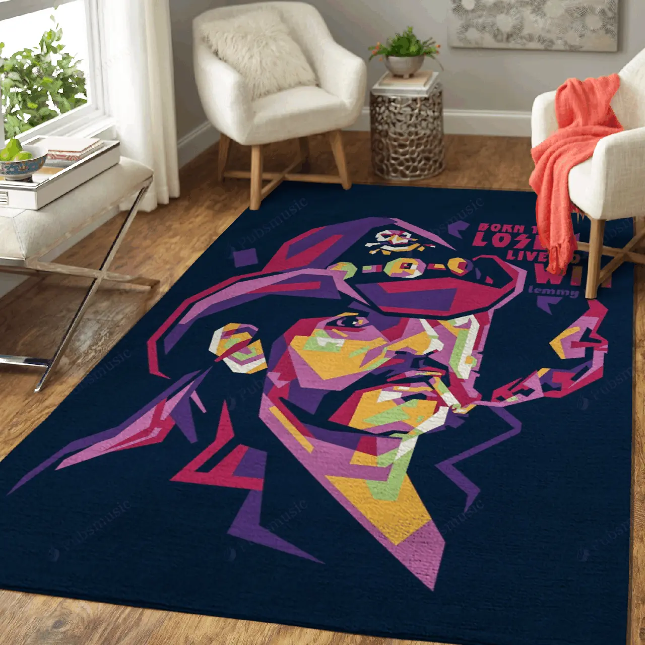 Lemmy Kilmister Music Wpap Art For Fans Area Rug Living Room Carpet Rug Regtangle Carpet Floor Decor Home Decor
