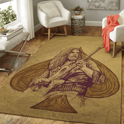 Lemmy With Spade Music Art For Fans Area Rug Living Room Carpet Rug Regtangle Carpet Floor Decor Home Decor
