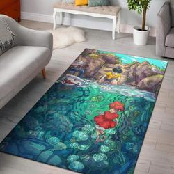 Lemon Print Pattern Area Rug Living Room Rug Home Decor