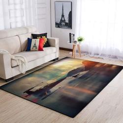 Lemur Colorful Pattern Print Area Rug Living Room Rug Home Decor