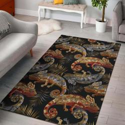Lemur Pattern Print Area Rug Living Room Rug Home Decor