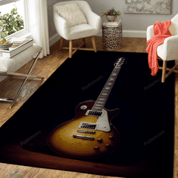 Les Paul Electric Guitar Music Art For Fans Area Rug Living Room Carpet Rug Regtangle Carpet Floor Decor Home Decor V11177