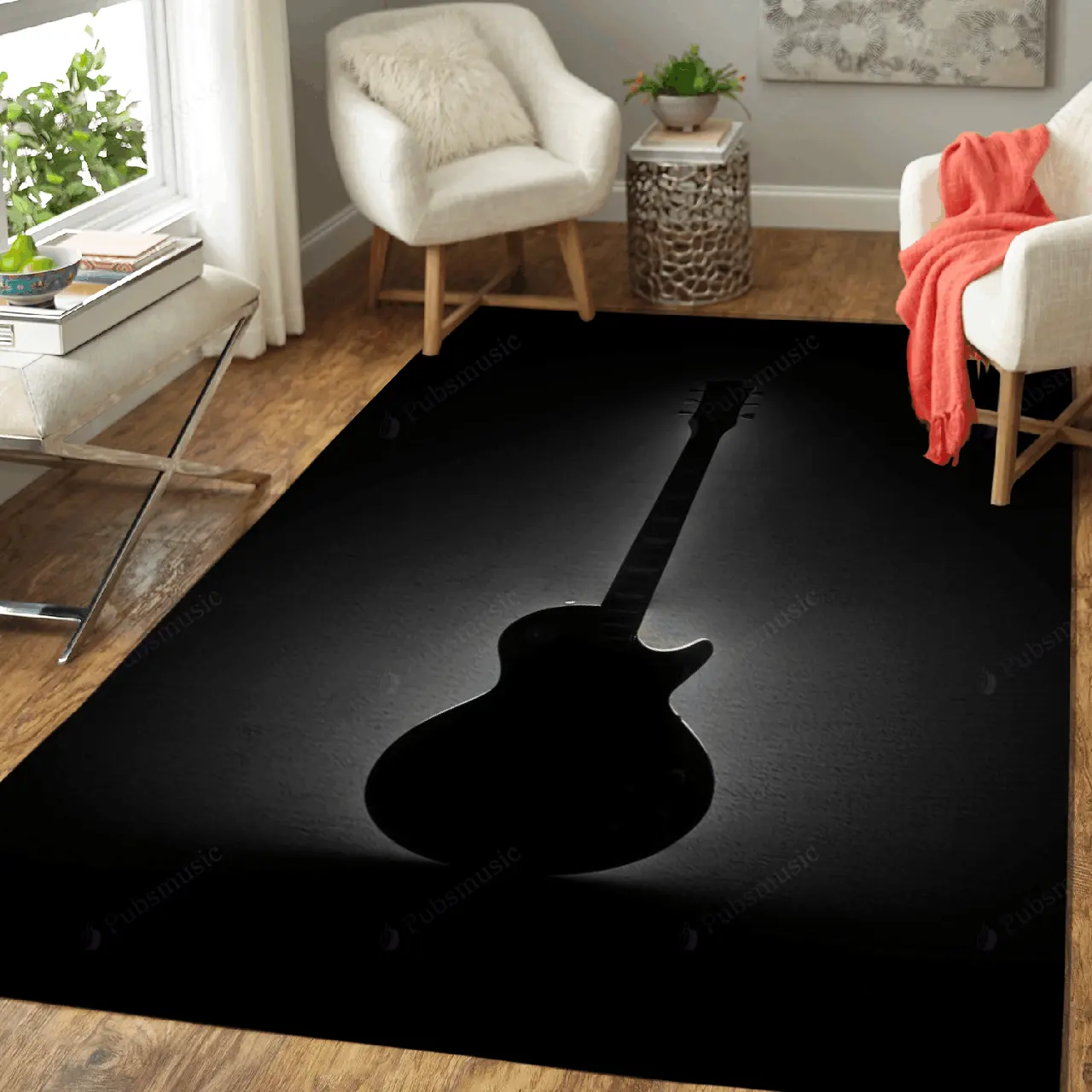 Les Paul Electric Guitar Music Art For Fans Area Rug Living Room Carpet Rug Regtangle Carpet Floor Decor Home Decor V11178