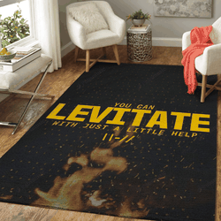 Levitate Music Art For Fans Area Rug Living Room Carpet Rug Regtangle Carpet Floor Decor Home Decor