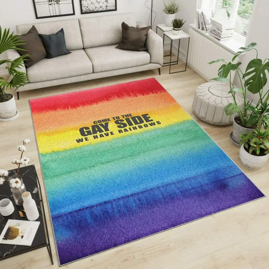Lgbt Gay Area Rug Living Room Rug Home Decor Home Decor Bedroom Living Room Decor