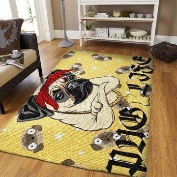 Life Of Cool Pug Area Rug 190909 Ofd Area Rug Living Room Carpet Rug Regtangle Carpet Floor Decor Home Decor