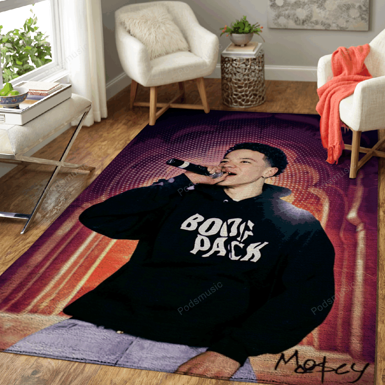 Lil Mosey Rap Music Art For Fans Area Rug Living Room Carpet Rug Regtangle Carpet Floor Decor Home Decor