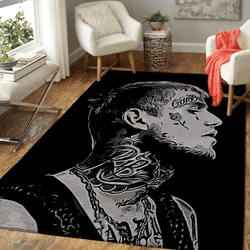 Lil Peep 2 Music Painting Art For Fans Area Rug Living Room Carpet Rug Regtangle Carpet Floor Decor Home Decor