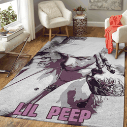 Lil Peep Artwork 2 Rapper And Hip Hop Music Art For Fans Area Rug Living Room Carpet Rug Regtangle Carpet Floor Decor Home Decor