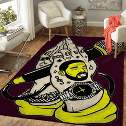 Lil Peep Hand Rapper And Hip Hop Music Art For Fans Area Rug Living Room Carpet Rug Regtangle Carpet Floor Decor Home Decor