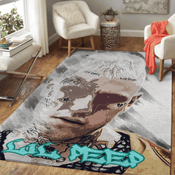 Lil Peep Music Art 1 Rapper And Hip Hop Music Art For Fans Area Rug Living Room Carpet Rug Regtangle Carpet Floor Decor Home Decor