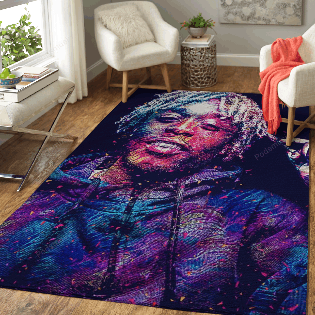 Lil Uzi Vert Music Art For Fans Area Rug Living Room Carpet Rug Regtangle Carpet Floor Decor Home Decor