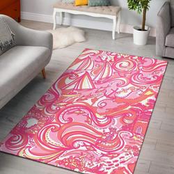 Lilly Sets Sail To Bermuda Area Rug Living Room Rug Home Decor Carpet