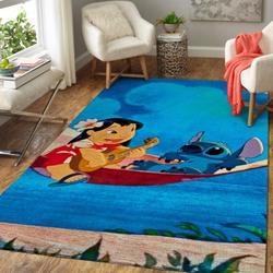 Lilo And Stitch Area Rug Living Room Rug Home Decor Disney Movie Ofd 04111