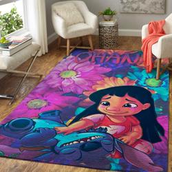 Lilo And Stitch Area Rug Living Room Rug Home Decor Disney Movie Ofd 04112