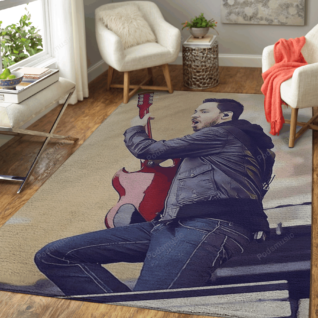Linkin Park 299 Music Art For Fans Area Rug Living Room Carpet Rug Regtangle Carpet Floor Decor Home Decor
