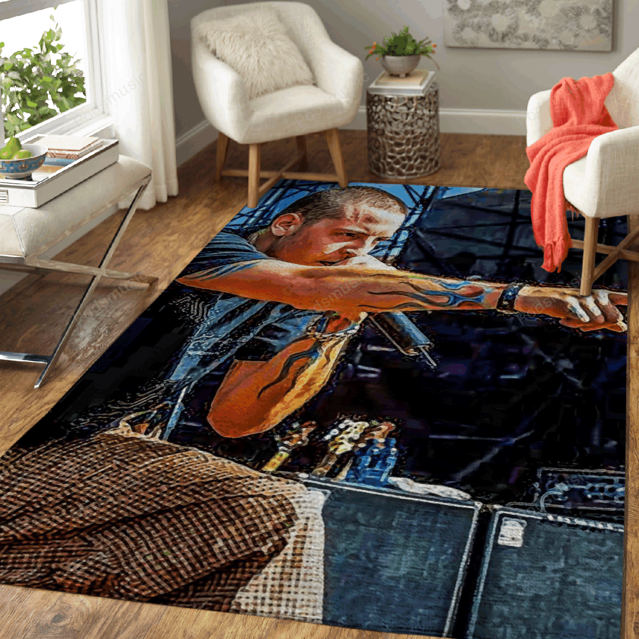 Linkin Park 33 Music Art For Fans Area Rug Living Room Carpet Rug Regtangle Carpet Floor Decor Home Decor