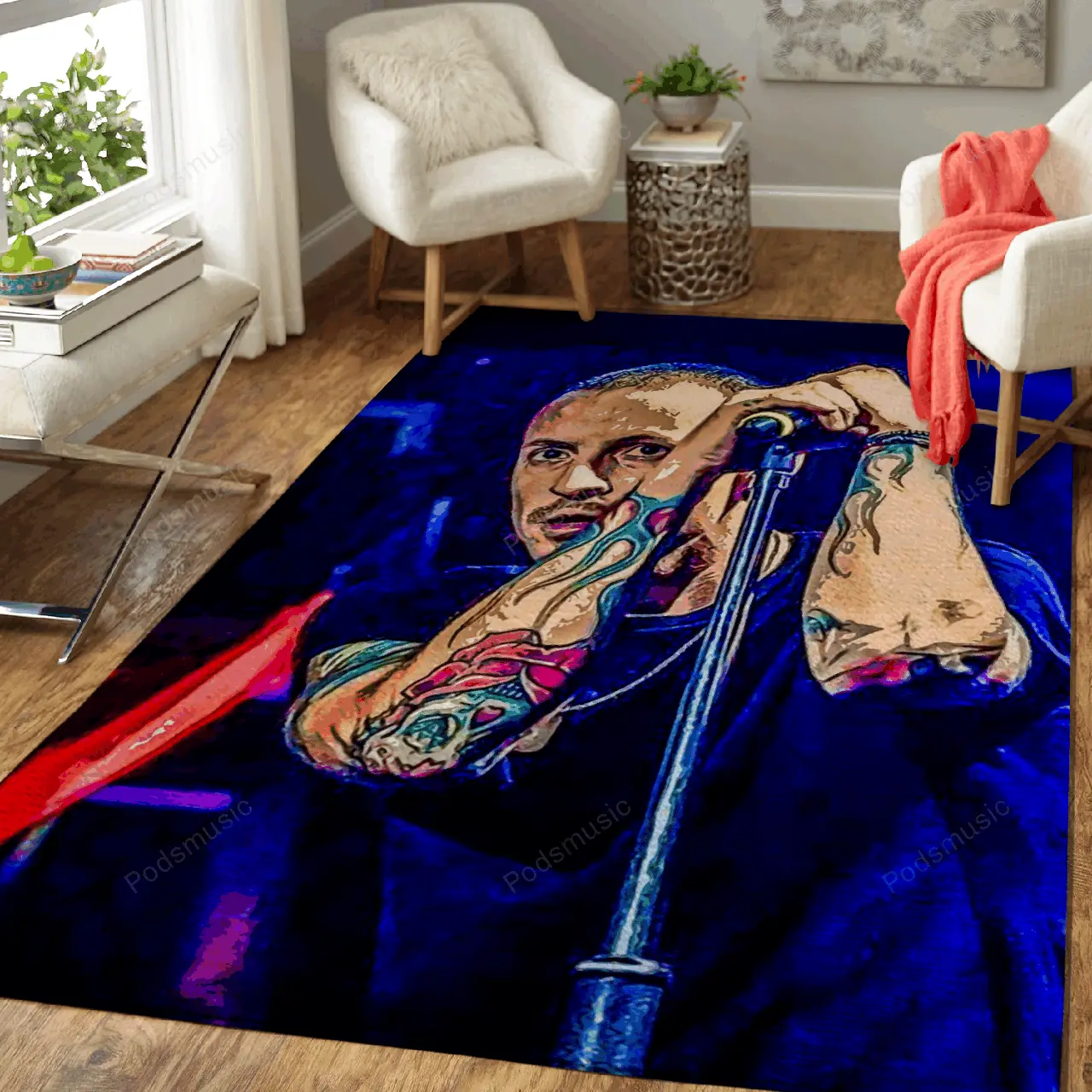 Linkin Park 6 Music Art For Fans Area Rug Living Room Carpet Rug Regtangle Carpet Floor Decor Home Decor