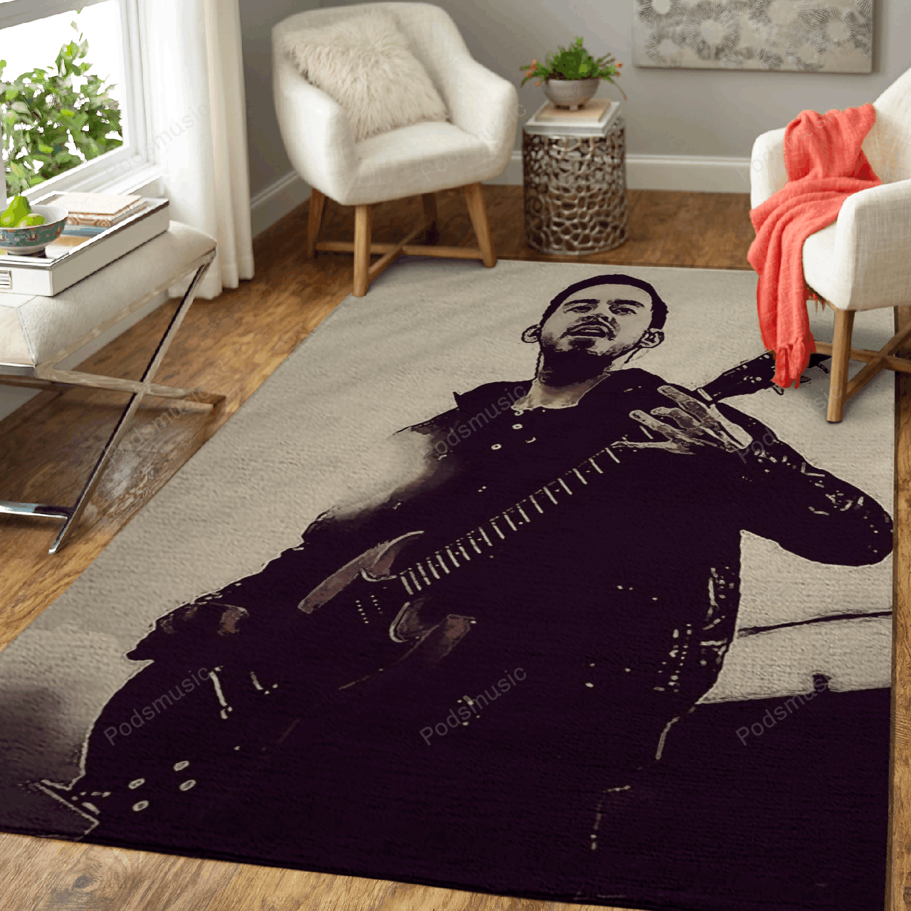 Linkinpark 2 Music Art For Fans Area Rug Living Room Carpet Rug Regtangle Carpet Floor Decor Home Decor