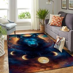 Lion Planet Dreamcatcher Area Rug Living Room Rug Home Decor Ld190827 Ofd
