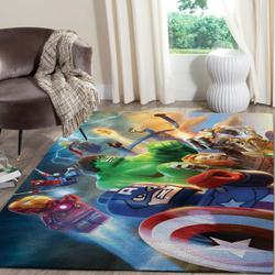 The Avengers Lego Team Area Rug Living Room Rug Home Decor Carpet Rug 1912283