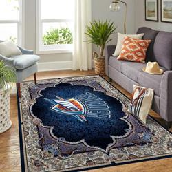 Oklahoma City Thunder Area Rug Living Room Rug Home Decor Nba Team Logo 2002172