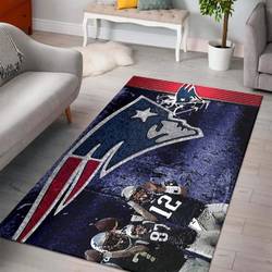 New England Patriots Area Rug Living Room Rug Home Decor Nfl Team Logo 2002173