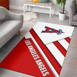 Los Angeles Angels Area Rug Mlb Baseball Team Logo Carpet Living Room Rugs V736