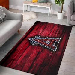 Los Angeles Angels Area Rug Mlb Baseball Team Logo Carpet Living Room Rugs V743