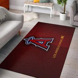Los Angeles Angels Area Rug Mlb Baseball Team Logo Carpet Living Room Rugs V744
