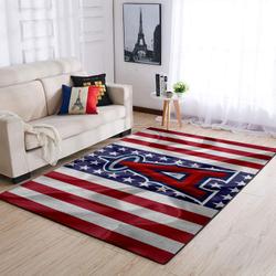 Los Angeles Angels Area Rug Mlb Baseball Team Logo Carpet Living Room Rugs V758