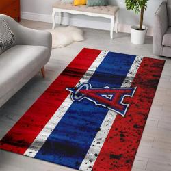 Los Angeles Angels Area Rug Mlb Baseball Team Logo Carpet Living Room Rugs V759