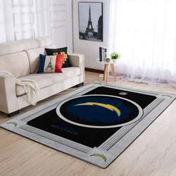 Los Angeles Chargers Area Rug Living Room Rug Home Decor Nfl Ofd 20030352