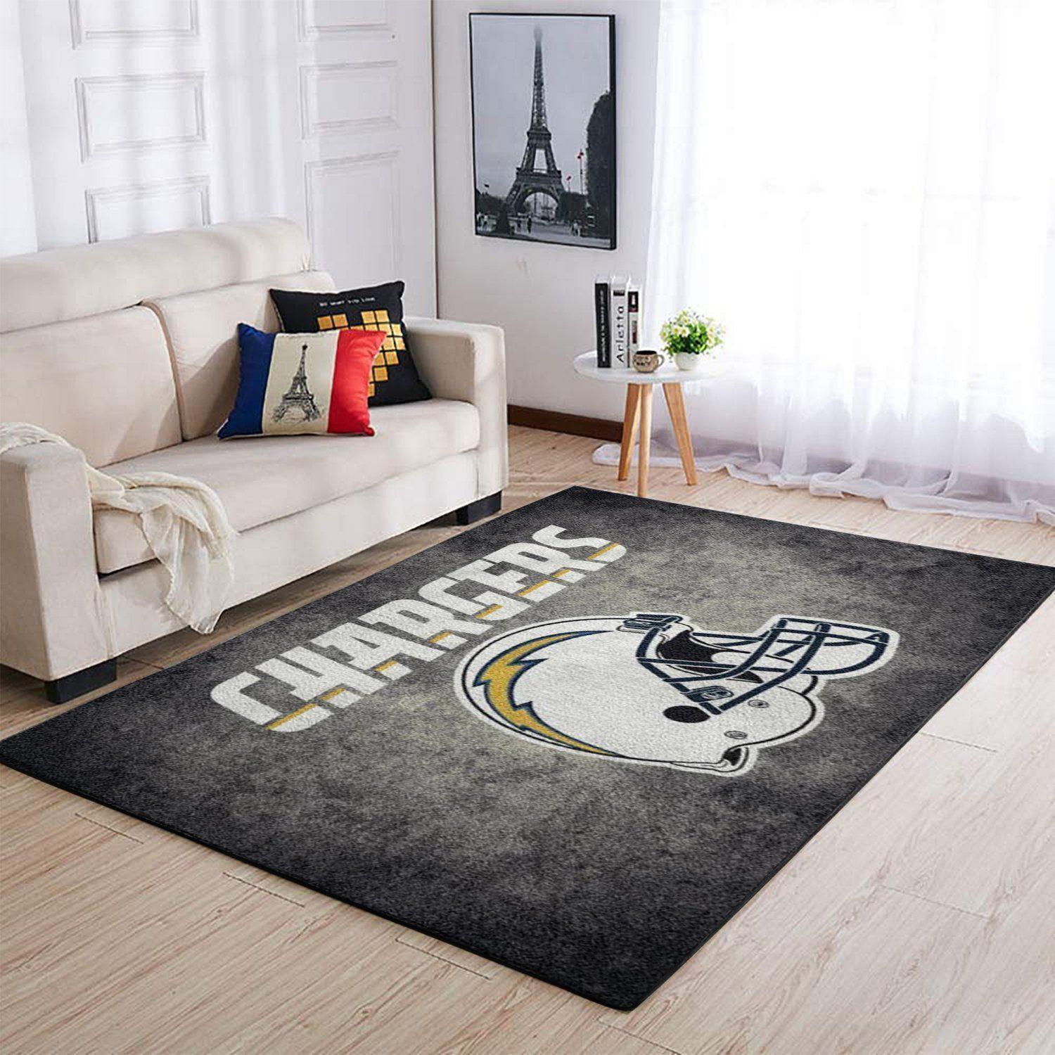 Los Angeles Chargers Nfl Football Carpet Living Room Rug Regtangle Carpet V6662