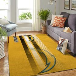 Los Angeles Chargers Nfl Living Room Carpet Sports Rug Regtangle Carpet