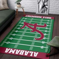 NCAA Alabama Crimson Tide Area Rug Living Room Rug Home Decor 19122523