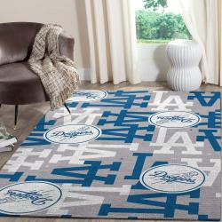 Los Angeles Dodgers Area Rug Mlb Team Logo Carpet Living Room Rugs V713