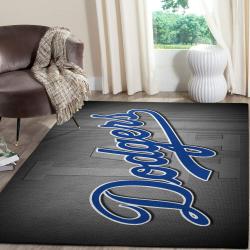 Los Angeles Dodgers Area Rug Mlb Team Logo Carpet Living Room Rugs V715