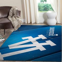 Los Angeles Dodgers Area Rug Mlb Team Logo Carpet Living Room Rugs V716
